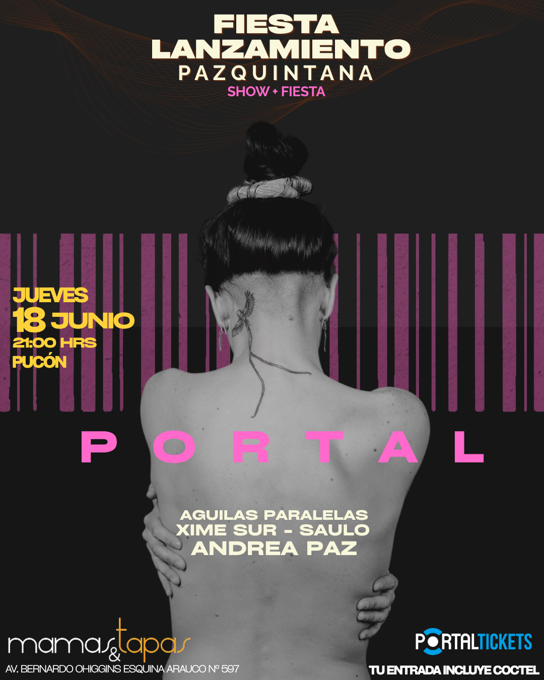 Paz Quintana lanzará en vivo su nuevo álbum
